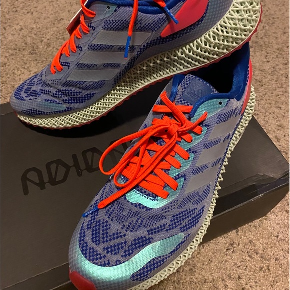 🆕🚹 Adidas 4D Run 1.0 “Glory Blue”🏃🏽‍♂️,12.5💯 - Picture 9 of 10